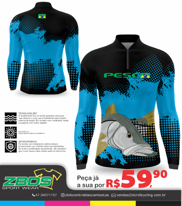 CAMISETA PESCA  #1112